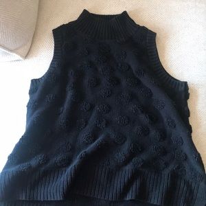 French Connection sleeveless turtleneck sweater